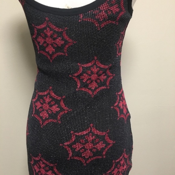 * 3/$12 Weston Wear Fishnet Bodycon Dress 202S170 - Picture 4 of 6